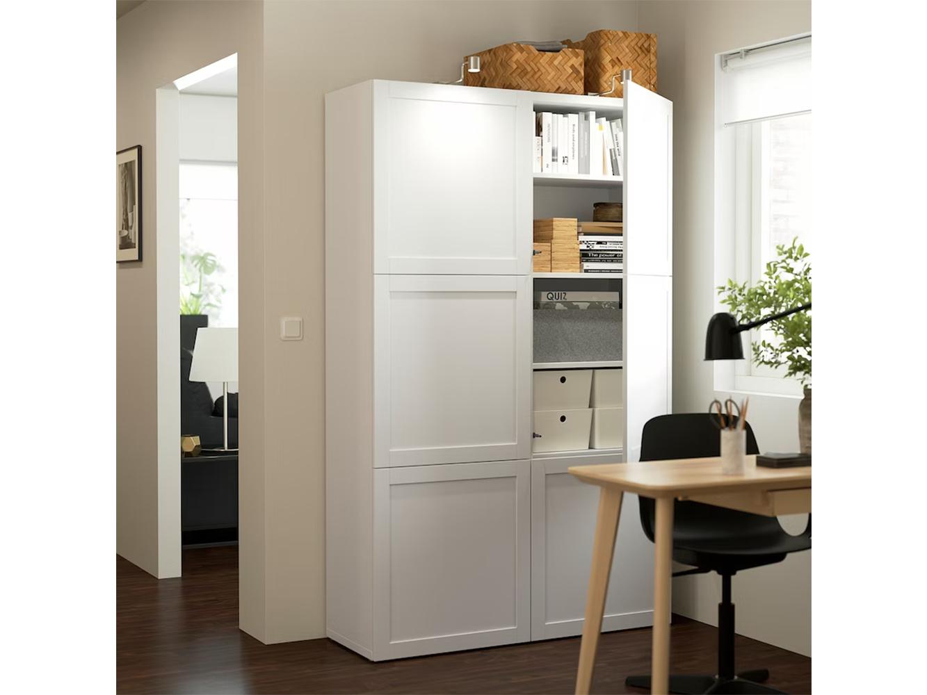 Стеллаж Беста 216 white ИКЕА (IKEA) изображение товара