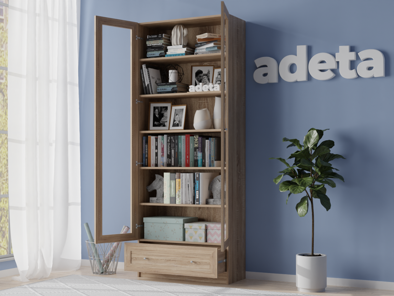 Книжный шкаф Билли 427 beige ИКЕА (IKEA) изображение товара