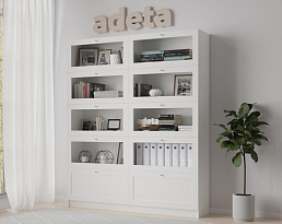 Изображение товара Книжный шкаф Билли 376 white ИКЕА (IKEA) на сайте adeta.ru