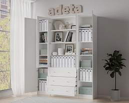 Изображение товара Книжный шкаф Билли 361 white ИКЕА (IKEA) на сайте adeta.ru